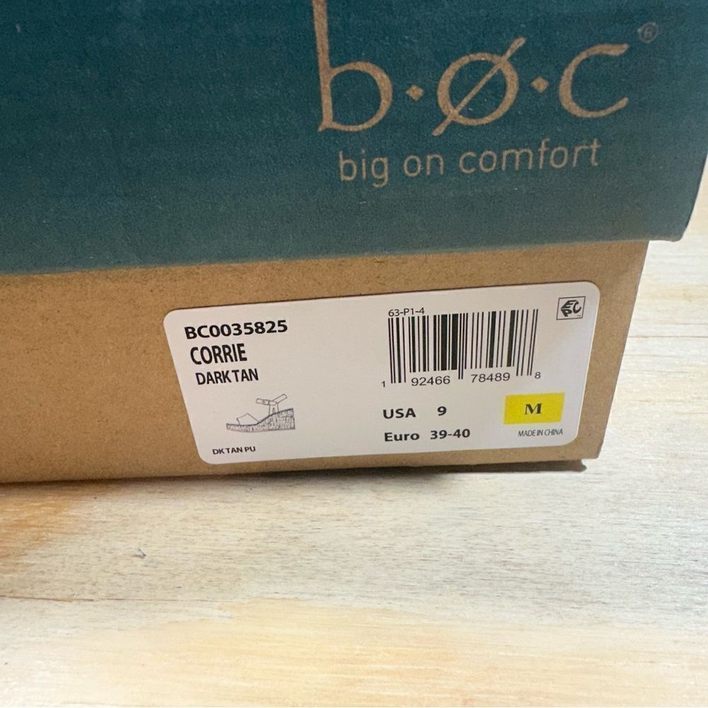 New BOC Corrie Brown PlatformWedge Sandals Women’s Size 9 - Picture 4 of 7